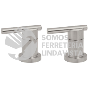 45255 ELMM-01N JGO.2 MANERALES P/LAVABO TALADROS SEPARADOS SATIN ELEMENT FOSET