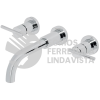 49927 ELM-92 MEZCLADORA CROMO DE PARED PARA LAVABO FOSET ELEMENT