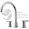 49916 ELF-81 MEZCLADORA CROMO CUELLO ALTO PARA FREGADERO FOSET ELEMENT
