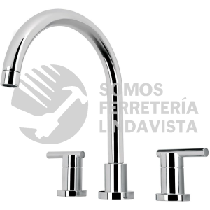 49916 ELF-81 MEZCLADORA CROMO CUELLO ALTO PARA FREGADERO FOSET ELEMENT