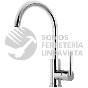 49915 ELF-83 MONOMANDO CROMO CUELLO ALTO PARA FREGADERO FOSET ELEMENT
