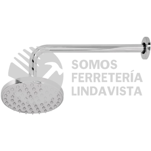 49576 R-206 REGADERA CROMO 6" PLATO REDONDO CON BRAZO FOSET ELEMENT