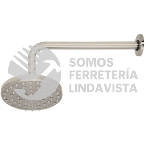 45576 R-206N REGADERA SATIN 6" PLATO REDONDO CON BRAZO FOSET ELEMENT