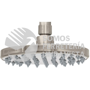 45582 R-206SN REGADERA SATIN 6" PLATO REDONDO SIN BRAZO FOSET ELEMENT