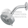 45167 R-202 REGADERA CROMO 4"CON 5 FUNCIONES CON BRAZO FOSET ELEMENT
