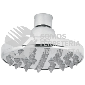 49581 R-204S REGADERA CROMO 4" PLATO REDONDO SIN BRAZO FOSET ELEMENT
