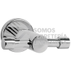 49667 ELA-73 GANCHO DOBLE METALICO CROMO PARA TOALLAS FOSET ELEMENT