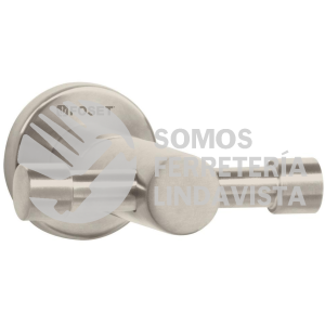 49673 ELA-73N GANCHO DOBLE METALICO SATIN PARA TOALLAS FOSET ELEMENT