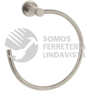 49676 ELA-77N TOALLERO METALICO DE ARGOLLA ACABADO SATIN FOSET ELEMENT