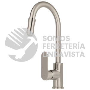 45183 RIM-82N MEZCLADORA SATIN NARIZ RETRACTIL PARA FREGADERO RIVIERA FOSET