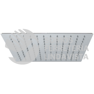 45783 R-312S REGADERA CROMO 12" PLATO CUADRADO DELGADO SIN BRAZO RIVIERA FOSET