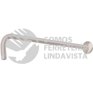 45778 BCH-750N BRAZO Y CHAPETON PARA REGADERA 50 CM SATINADO RIVIERA FOSET