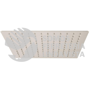 45784 R-312SN REGADERA SATIN 12" PLATO CUADRADO DELGADO SIN BRAZO RIVIERA FOSET