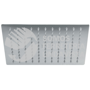45781 R-310S REREGADERA CROMO 10" PLATO CUADRADO DELGADO SIN BRAZO RIVIE FOSET