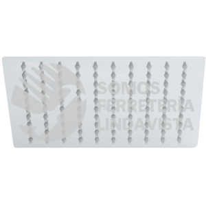 45779 R-308S REGADERA CROMO 8" PLATO CUADRADO DELGADO SIN BRAZO RIVIERA FOSET