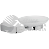 45206 RIA-74 JABONERA DE LATON ACABADO CROMO CON PLATO DE VIDRIO RIVIERA FOSET