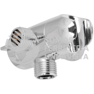 49960 AR-04 DESVIADOR DE 3 VIAS PARA BRAZO CON SOPORTE CROMO RIVIERA FOSET