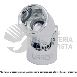 4773 DADO FLEXIBLE CUADRO DE 1/4", 6 PUNTAS, EN PULGADAS, 3/8" URREA