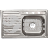 49168 TA-851D TARJA DE EMPOTRAR TINA DERECHA 80 X 50 CM FOSET