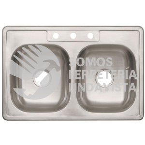 49174 TA-842T TARJA DE EMPOTRAR DOBLE TINA 86 X 56 CM FOSET