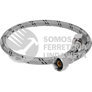 49182 FFR-55X MANGUERA LAVABO/FREGADERO ACERO INOX 1/2" X 1/2" 55 CM FOSET