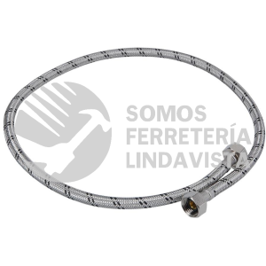 49526 FFR-100X MANGUERA LAVABO/FREGADERO ACERO INOX 1/2" X 1/2" 100 CM FOSET