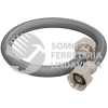 49178 FLA-40V MANGUERA LAVABO/FREGADERO VINILO GRIS 1/2" X 1/2" 40 CM FOSET