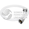 45313 FFR-55B MANGUERA LAVABO/FREGADERO VINILO BLANCO 1/2" X 1/2" 55 CM FOSET