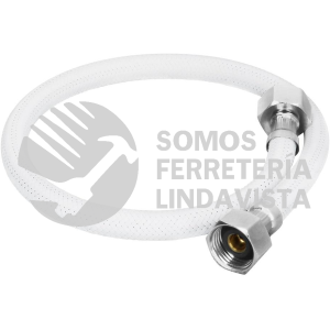 45313 FFR-55B MANGUERA LAVABO/FREGADERO VINILO BLANCO 1/2" X 1/2" 55 CM FOSET