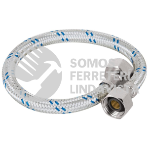 49120 FLA-40 MANGUERA PARA LAVABO/FREGADERO ALUMINIO 1/2" X 1/2" 40 CM FOSET