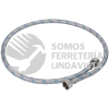 49532 FFR-100 MANGUERA LAVABO/FREGADERO ALUMINIO 100 CM 1/2" X 1/2" FOSET