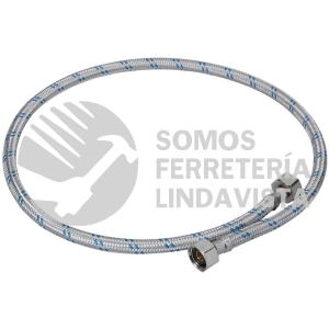 49532 FFR-100 MANGUERA LAVABO/FREGADERO ALUMINIO 100 CM 1/2" X 1/2" FOSET