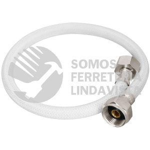 45314 FWC-50B MANGUERA PARA WC VINILO BLANCO 1/2" X 7/8" 50 CM FOSET