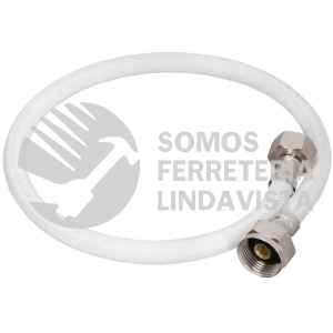 45315 FWC-60B MANGUERA PARA WC VINILO BLANCO 1/2" X 7/8" 60 CM FOSET