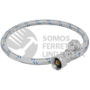 49127 FWC-60 MANGUERA PARA WC ALUMINIO 60 CM 1/2" X 7/8" FOSET