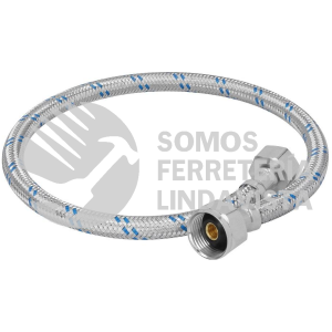 49127 FWC-60 MANGUERA PARA WC ALUMINIO 60 CM 1/2" X 7/8" FOSET