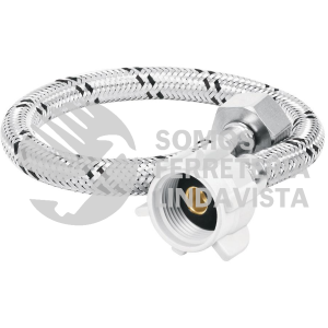 49510 FWC-P35X MANGUERA WC ACERO INOX 1/2"X7/8" 35 CM CONECTOR PLASTICO FOSET