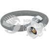 49176 FWC-P35V MANGUERA PARA WC VINILO 1/2"X7/8" 35CM CONECTOR PLASTICO FOSET
