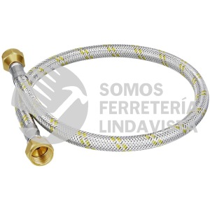 49514 FGA-06X MANGUERA PARA GAS ACERO INOX 3/8" X 3/8" 60 CM FOSET