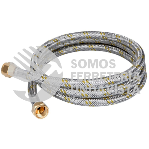 49516 FGA-15X MANGUERA PARA GAS ACERO INOX 3/8" X 3/8" 150 CM FOSET