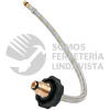 49136 FPIG-55X MANGUERA PIGTAIL ACERO INOX 7/16" X 7/8" 55 CM FOSET