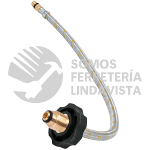 49136 FPIG-55X MANGUERA PIGTAIL ACERO INOX 7/16" X 7/8" 55 CM FOSET
