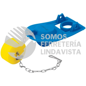 49362 SA-007 SAPO DE 2" DE SILICONA PARA WCROJOC/CADENA DE ACERO INOX FOSET