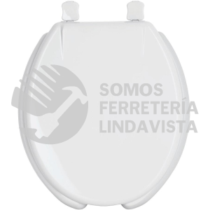 49903 AWC-40B ASIENTO REDONDO PARA WC ABIERTO BLANCO FOSET