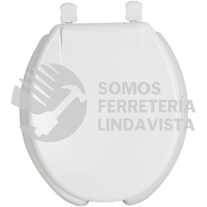 49902 AWC-35B ASIENTO REDONDO PARA WC ABIERTO ECONOMICO BLANCO FOSET