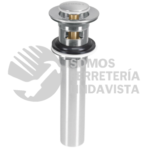 45283 CE-206N CONTRA P/LAVABO CON REBOSADERO SISTEMA PUSH SATIN 1-1/4" FOSET