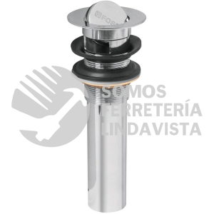 49983 CE-205 CONTRA P/LAVABO CON REBOSADERO TIPO MONEDA CROMO 1-1/4" FOSET