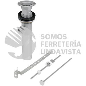 49441 DE-151 CONTRA P/LAVABO C/REBOSADERO Y SIST AUTOMATICO CROMO 1-1/4 FOSET