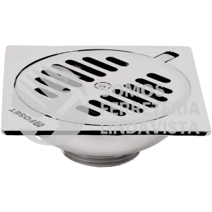 49270 RS-604 RESUMIDERO CUADRADO DE LATON 4" X 4" FOSET
