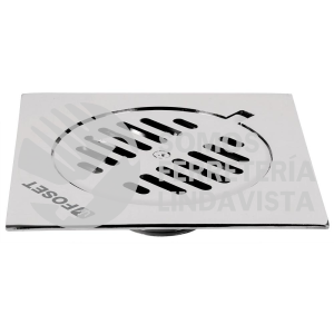 49271 RS-606 RESUMIDERO CUADRADO DE LATON 6" X 6" FOSET